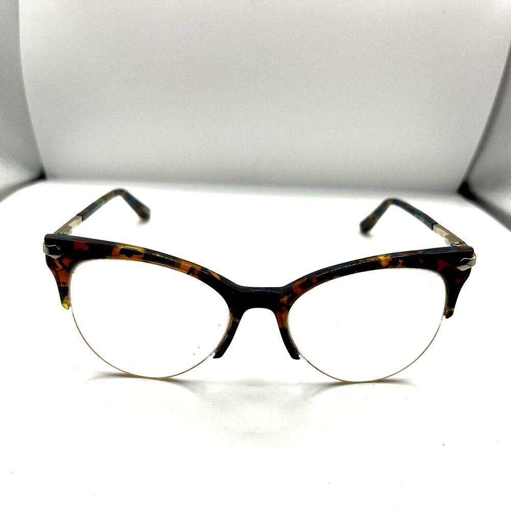 Kam Dhillon Eyeglasses 3088 Cross Fox Designer Frames Only Multicolor 52-15-135